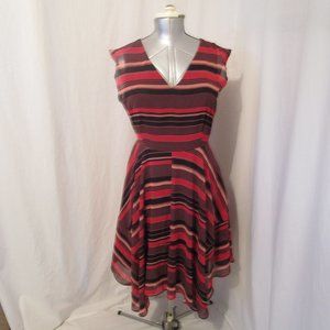 Metaphor Striped Scarf Point Dress 12
